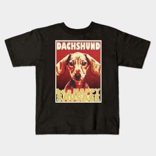 Retro Dachshund Kids T-Shirt